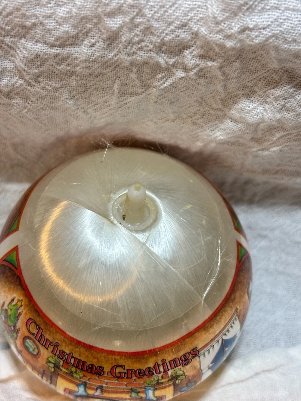 Vintage Christmas Memories Collection 1991 Satin Ornament General Foam Plastics